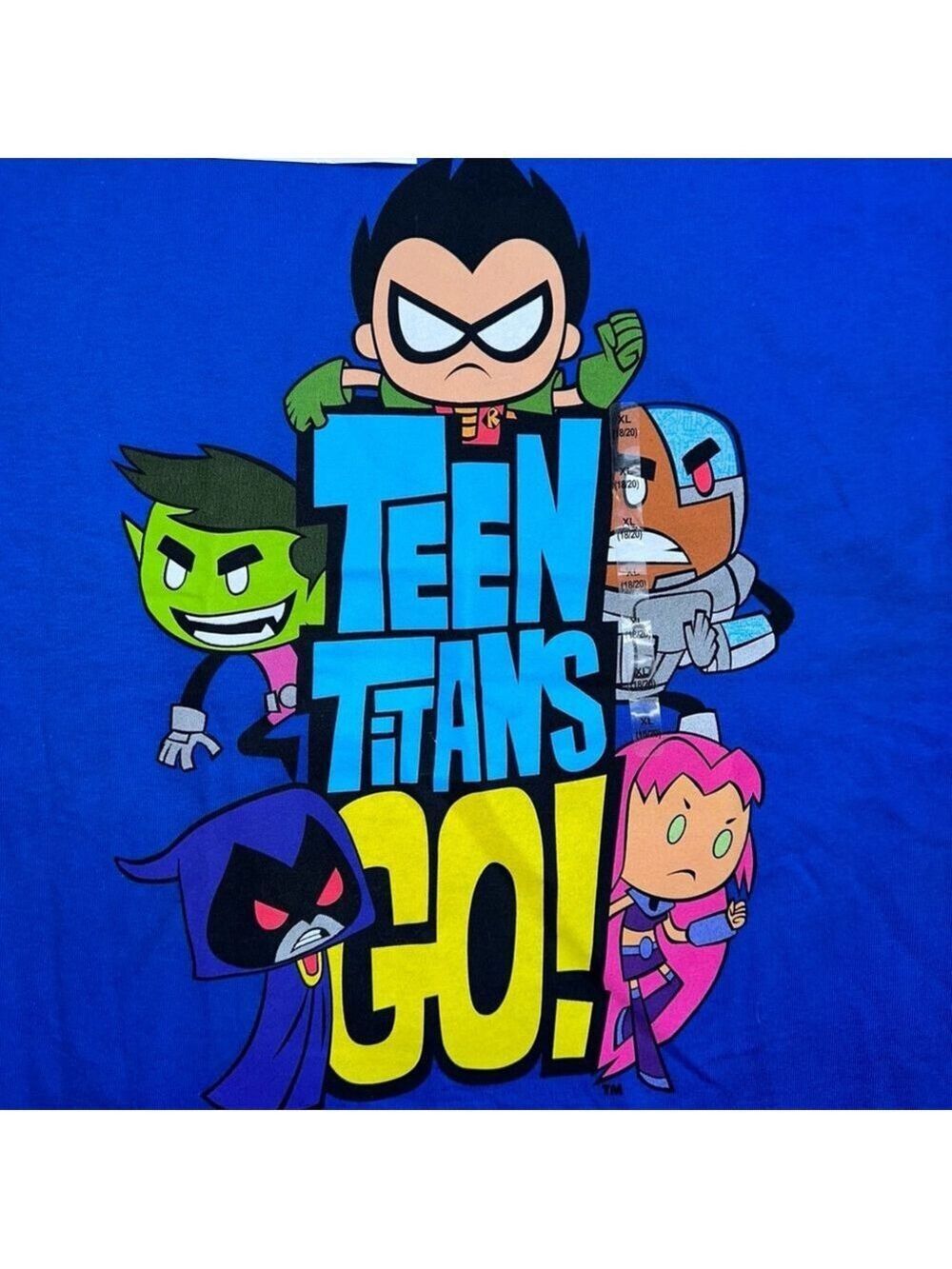 NWT Kids Size L (14/16) DC Comics Warner Bros Teen Titans Go SS Graphic TShirt